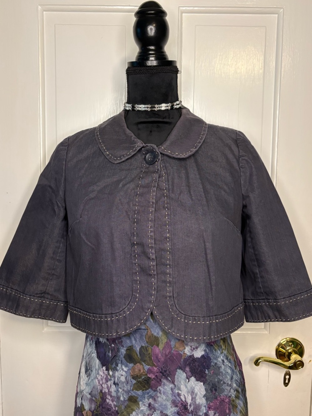 LOFT Cropped Jean Jacket